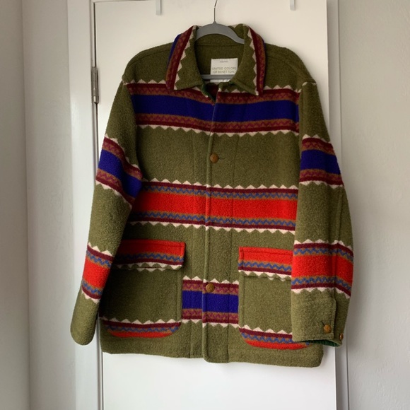United Colors Of Benetton Other - Vintage Benetton Wool Coat